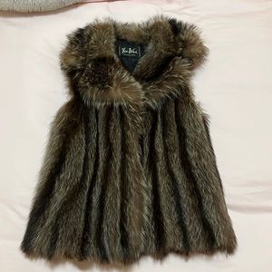 Vintage fox fur vest